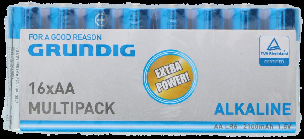 Grundig Batterie LR6 AA  1 5V 2100mAh  16 Stueck Home Office
