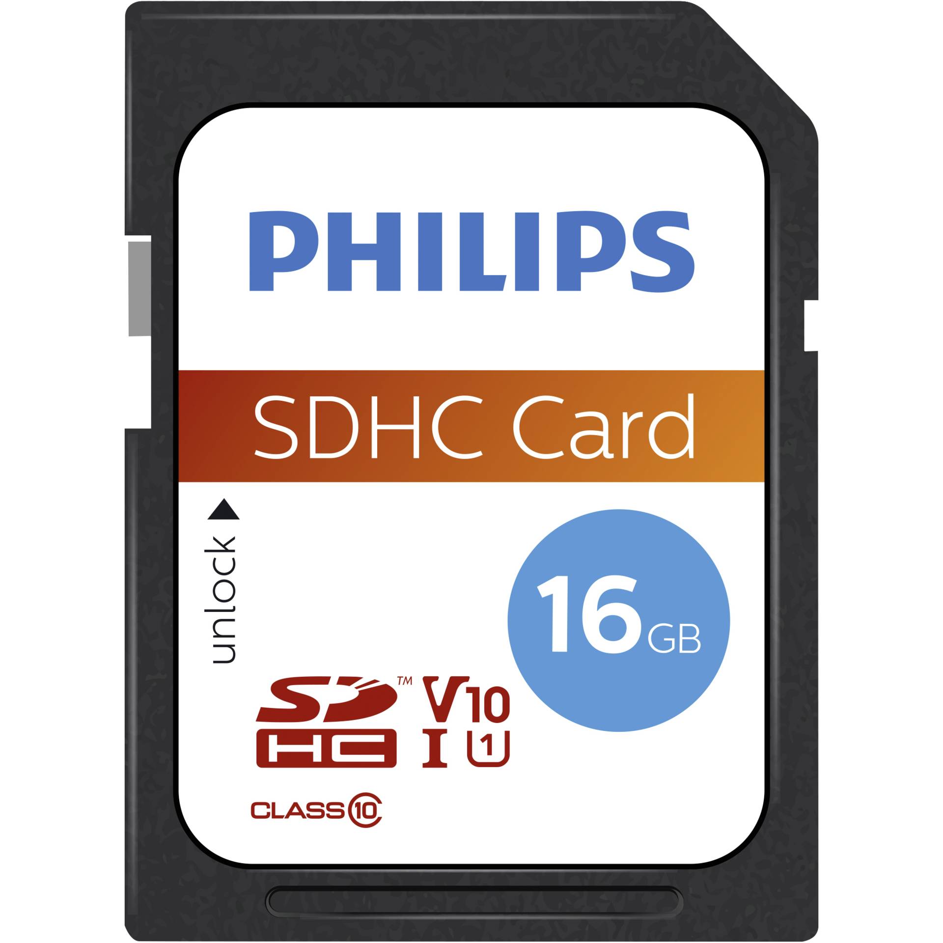 Philips FM16SD45B 16 GB SDHC UHS I Klasse 10 Speichermedien
