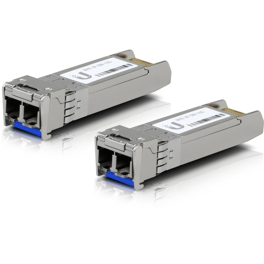 Ubiquiti SFP Transceiver Modul Single Mode 2er Pack Glasfaser Kompatibel mit UniFi