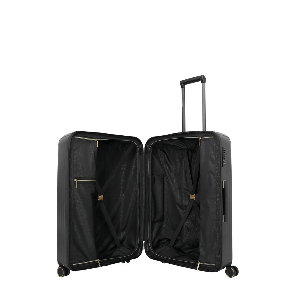 TRAVELITE 4 Rollen Trolley L Barbara Novelty  75cm  Black Reisegepaeck