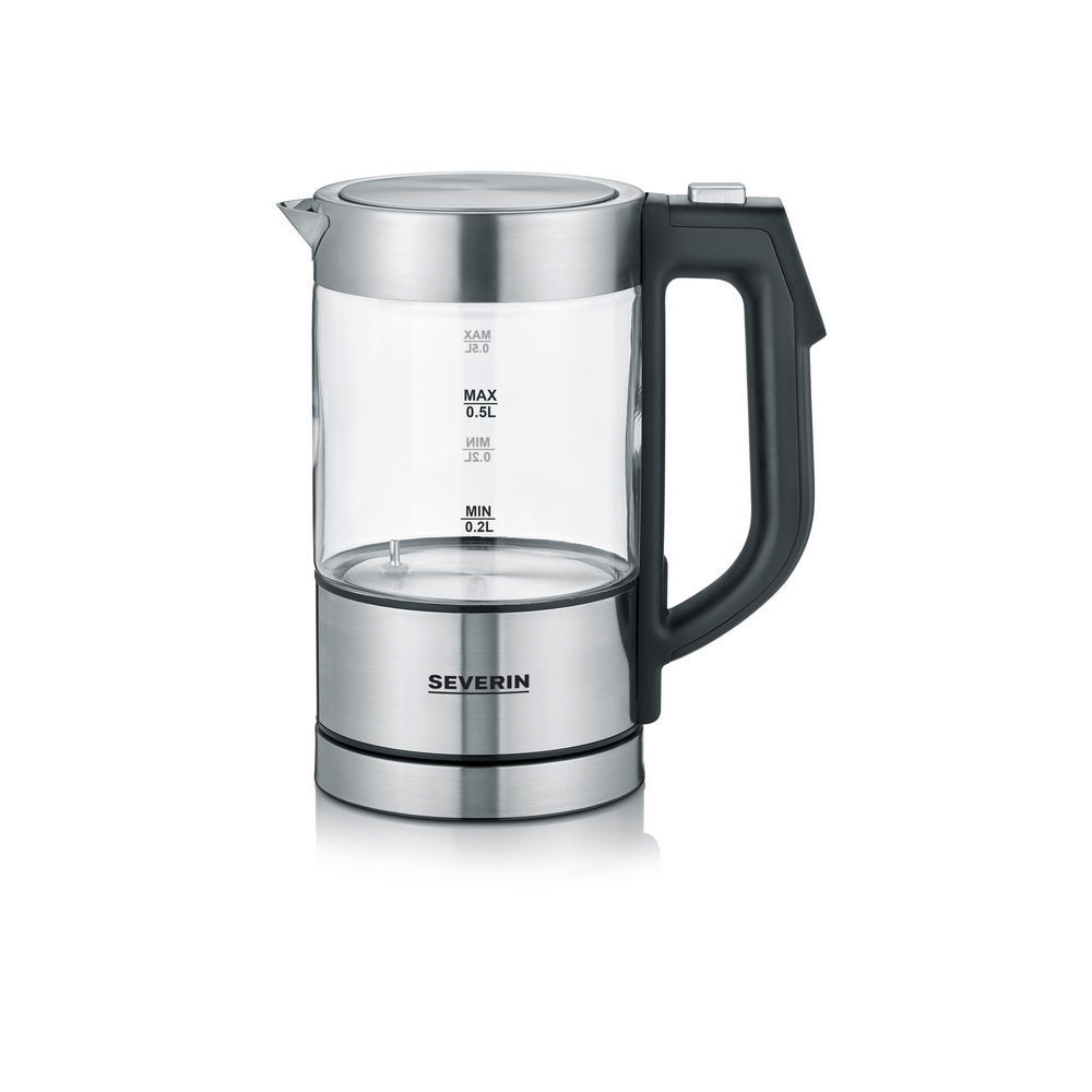 Severin WK 3458 Digitaler Mini Glaswasserkocher Wasserkocher